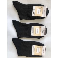 Носки ЛЕН сетка классика мужская. Размеры : 25; 27; 29; 31 . Цвет : черный 