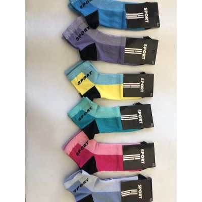 Носки СПОРТ ликра средняя сетка 36-40. Цвет : комбинированное ассорти. Производство Турция Носки СПОРТ ликра средняя сетка 36-40. Цвет : комбинированное ассорти. Производство Турция