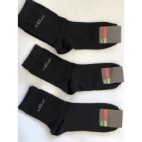 Носки Эвелин ликра хлопок мужские 41-44 Цвет : черный