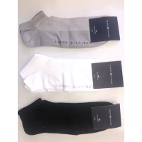 Носки TOMMY HILFIGER ликра хлопок патик ( низкие ) сетка мужская 44-46 . Цвет : ассорти. Производство Турция