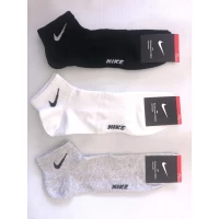 Носки NIKE ликра хлопок полусредние сетка 42-45. Цвет : ассорти . Производство Турция