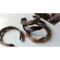 Обруч текстиль, 3,5 см