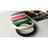 Обруч текстиль, объемный, 2 см