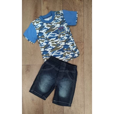 Футболка+джинсовые бриджи Производитель Турция Рост 86-92-98 см
