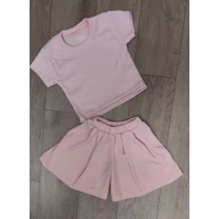 Топ+шорты-юбка рубчик Мустанг Разм 28-34