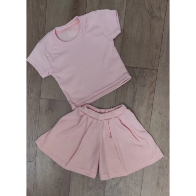 Топ+шорты-юбка рубчик Мустанг Разм 28-34