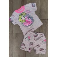 Футболка+шорты рибана Разм 24-28