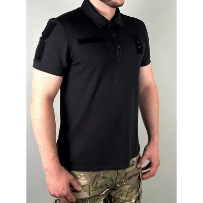 Поло тактическое ULTIMATUM "Полиция" Черное S-M-L-XS-XL-2XL-3XL-4XL Поло тактическое ULTIMATUM "Полиция" Черное S-M-L-XS-XL-2XL-3XL-4XL