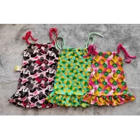 Сарафан для девочек Колокольчик на завязках (кулир) 0185 Размеры 28-36