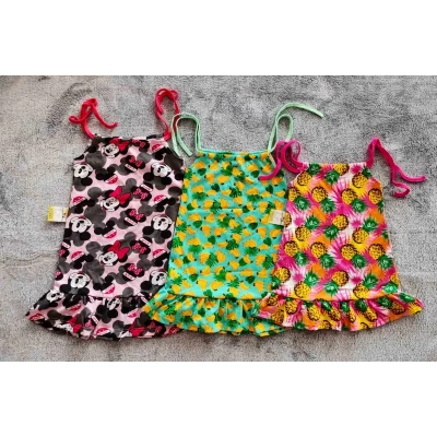 Сарафан для девочек Колокольчик на завязках (кулир) 0185 Размеры 28-36 Сарафан для девочек Колокольчик на завязках (кулир) 0185 Размеры 28-36