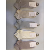 Носки ШУГУАН ликра хлопок патик ( низкие ) сетка 37-40. Цвет : ассорти ( постельные тона )