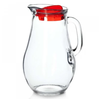 Графин 1850 мл с красной крышкой (BISTRO) Pasabahce Турция