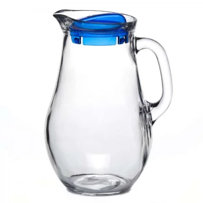Графин 1850 мл с синей крышкой (BISTRO) Pasabahce Турция
