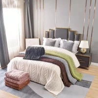 Плед пушистый плотный  220/240 см В сумке