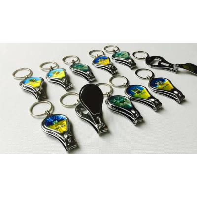 Брелок металл, Украина, с открывалкой