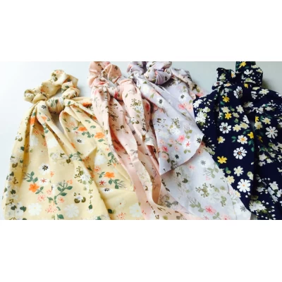 Резинка бесшовная, шикарный бант, длина 30 см