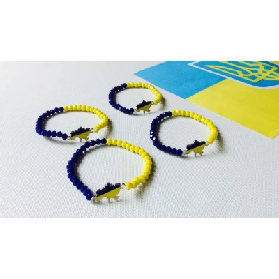 Браслет стеклярус, Украина