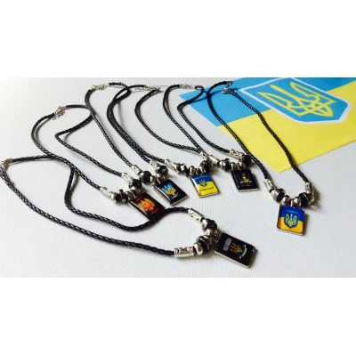 Кулон патриотичный, 50+5 см Кулон патриотичный, 50+5 см