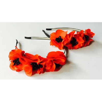 Обруч металл, три мака