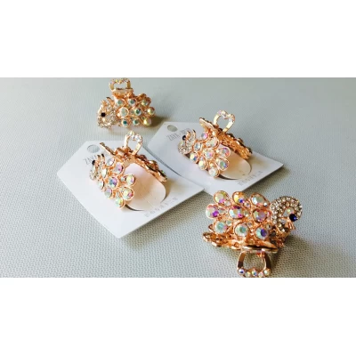 Краб металл, золото, 4 см