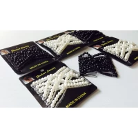 Заколка монтара, жемчужная