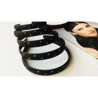 Обруч каучук, стразы, 1,8 см