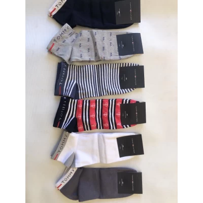 Носки TOMMY HILFIGER ликра хлопок патик 36-40 . Цвет : ассорти. Производство Турция Носки TOMMY HILFIGER ликра хлопок патик 36-40 . Цвет : ассорти. Производство Турция