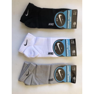 Носки NIKE ликра хлопок 36-40. Цвет : ассорти. Производство Турция Носки NIKE ликра хлопок 36-40. Цвет : ассорти. Производство Турция
