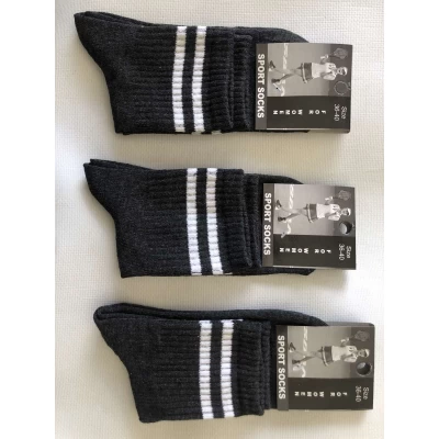 Носки SPORT SOCKS ликра средняя резинка 36-40. Цвет : антрацит Носки SPORT SOCKS ликра средняя резинка 36-40. Цвет : антрацит
