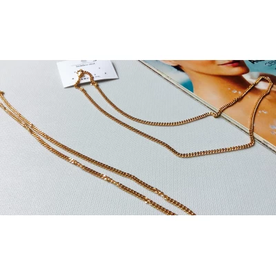 Цепочка ювелирка, ширина 0,4 см, 60 см Цепочка ювелирка, ширина 0,4 см, 60 см