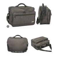 Сумка Bagland 20570 Хаки,черный С каркасом 42x30x19см