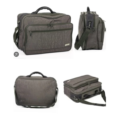 Сумка Bagland 20570 Хаки,черный С каркасом 42x30x19см