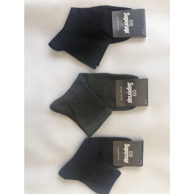 Носки SUPERSOX ликра мужская средняя резинка 42-45. Цвет : ассорти