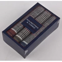 Платок носовой (мужской , хлопок 100 %, уп. 3 шт, Китай)