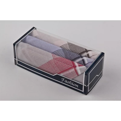 Платок носовой (мужской,уп. 3 шт, хлопок 100 %, Китай)