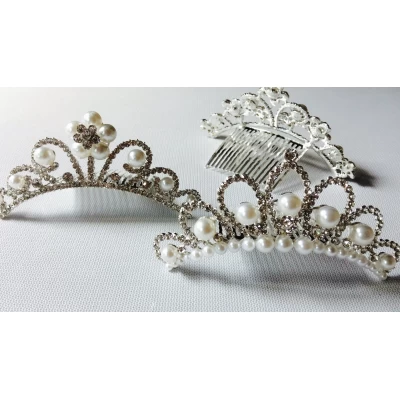 Диадема на гребне, 11 см