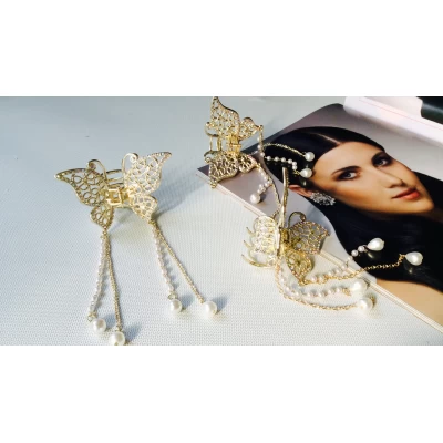 Краб металл, стразы, 5 см