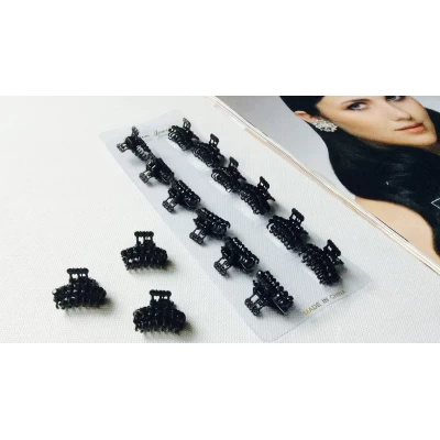 Краб металл, мини, 2 см, чёрный