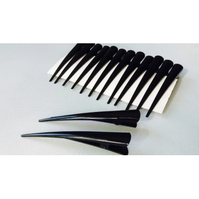 Заколка утка, металл, 13 см