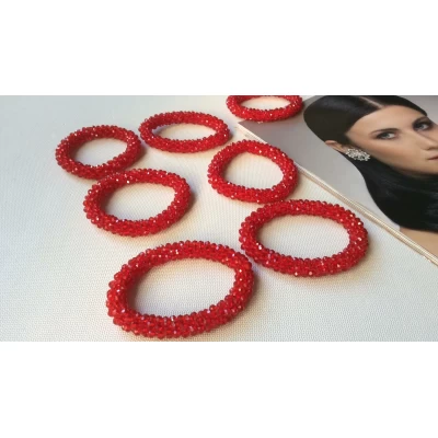 Резинка стеклярус, диам 6 см Резинка стеклярус, диам 6 см