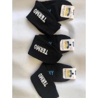 Носки DARIATEKS ликра хлопок махра мужская 42-45 ТЕРМО. Цвет : черный