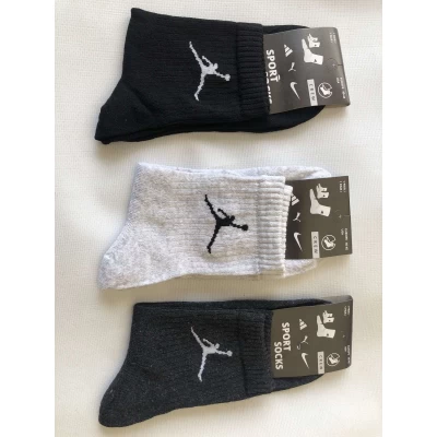 Носки JORDAN ликра мужская 42-45. Цвет : ассорти