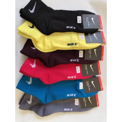 Носки NIKE ликра хлопок махра женская 36-40. Цвет : яркое ассорти . Производство Турция