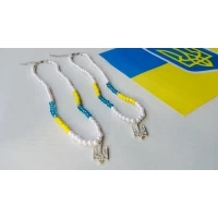 Бусики Трезуб, 40+5 см