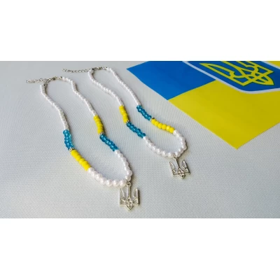 Бусики Трезуб, 40+5 см Бусики Трезуб, 40+5 см