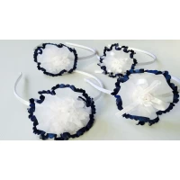 Обруч атласный, с бантом, школа