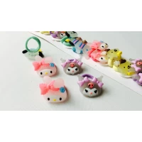 Резинка детская, мультигерои, фосфорные