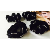 Резинка велюр, стразы