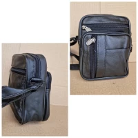Сумка мужская 668 Кожа, 14×8×18см 