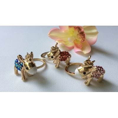 Брелок металл, ослик ИА